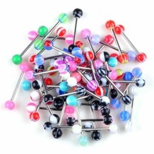 Tongue bars surgical steel - tongue,