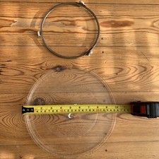 microwave plate 255mm and roller ring stand Universal 3 wheels Strong Durable