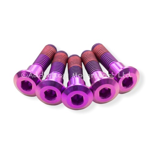 Purple titanium rear disc - purple,