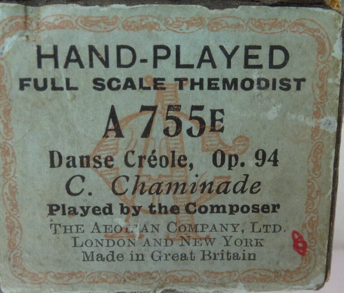 Pianola hand played roll danse - pianola,