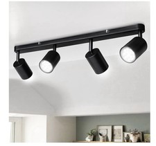 4 Way Spotlight Ceiling Lights, Modern Kitchen Ceiling Light Fittings Black