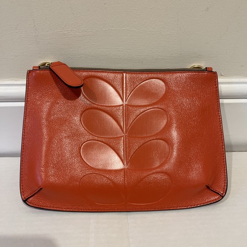 Orla kiely leather orange - kiely,