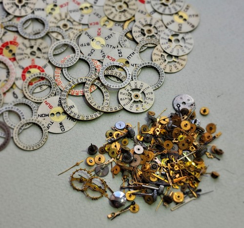 100 vintage watch date rings - date, +