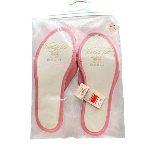 Vanity fair slippers 7 - fair, 6.5-7.5