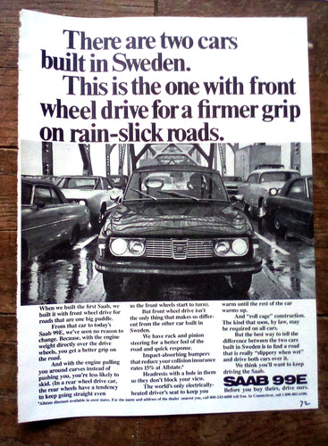 1972 saab 99e sweden bridge - 99e,
