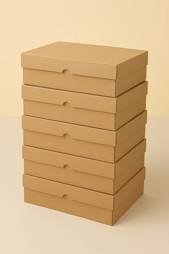 Cardboard storage box - 5x, with