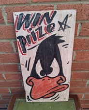 Vintage Wooden Hand Painted