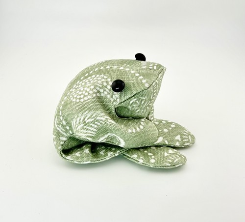 Handmade beanbag frog - handmade,