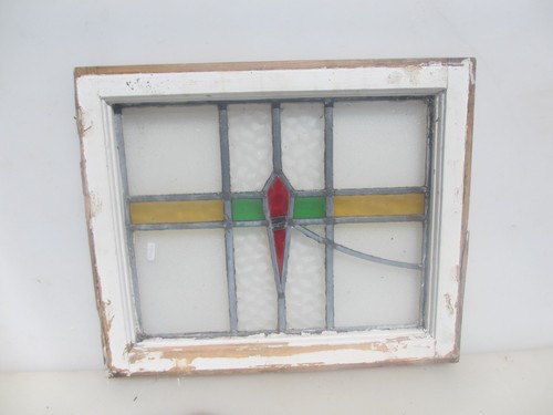 Antique stained glass window - antique,
