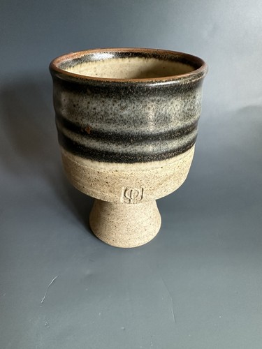 Colin pearson stoneware goblet - pearson,
