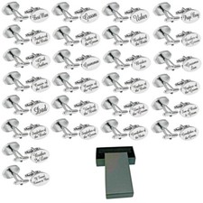 Wedding cufflinks Mens BOXED