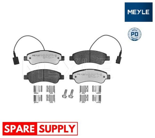 Brake pad set disc - pad, for