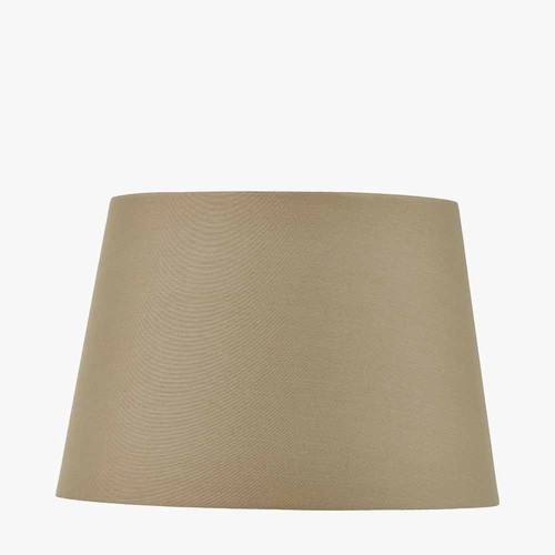 20cm taupe poly cotton tapered - taupe,