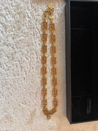 Versace necklace greca - necklace,