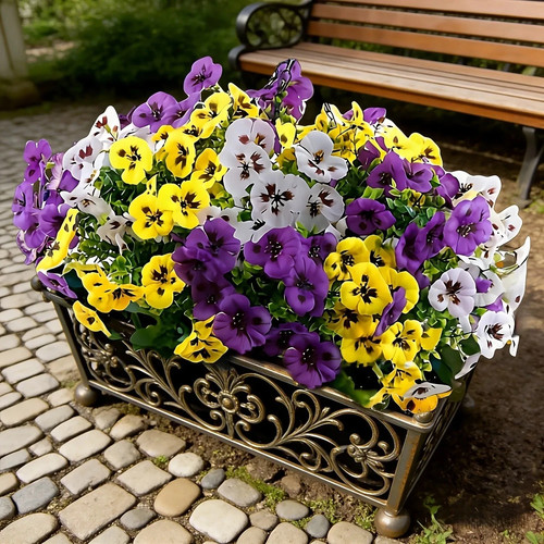 Bunches artificial flowers - 30,