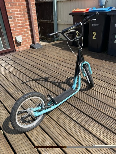 Black blue wheel push - &, 2-wheel