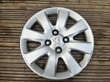 x1 Genuine Peugeot 207 15” Wheel Trim Hub Cap Single 