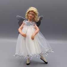 Victorian inspired Peggy Nesbit Christmas Fairy Tree Topper - 6" - L