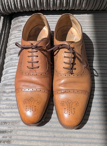 Tan men f semi brouge - 9.5,