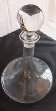 Vintage ships decanter lead - ships,