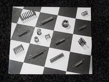 VINTAGE B & W LARGE  PRINT DECORATORS PIECE MAN CAVE - barbers wall hanging