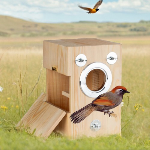 Parrot budgie lovebirds - parrot, wooden