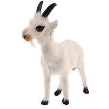 Lifelike White Fur Standing