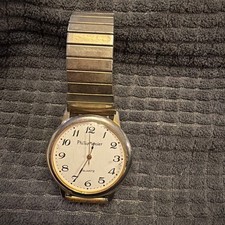 Philip Mercier Quartz Wristwatch With A Gold Tone Case