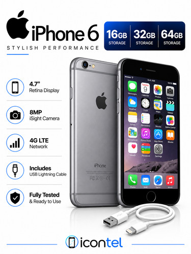 Apple iphone 16gb 32gb 64gb - apple,