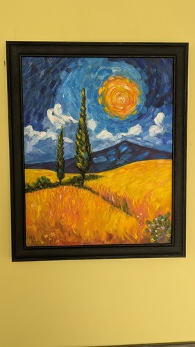 Van gogh canvas reproduction - van,