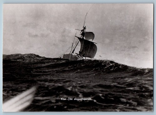 Norway postcard kon tiki - norway,
