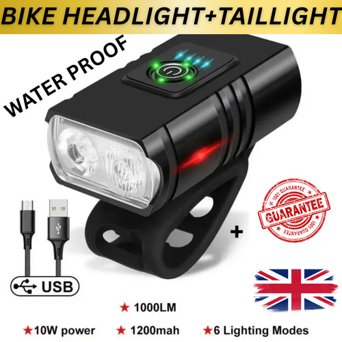 Led mountain bike light usb - bike,