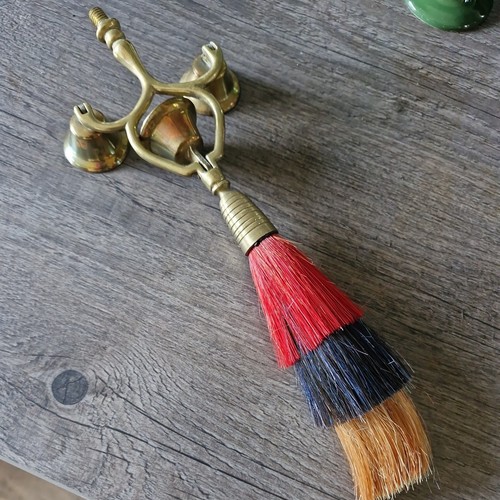 Antique horse brass plume - antique,