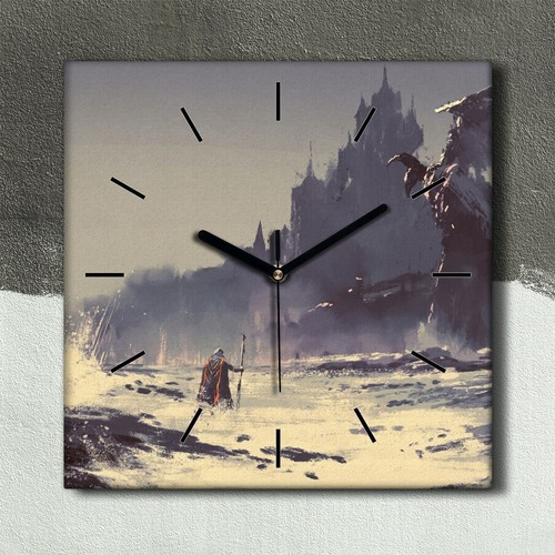 Canvas clock print - clock, 30x30