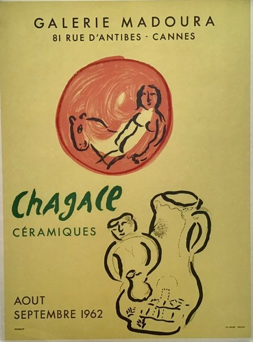 1962 original chagall - 1962, poster