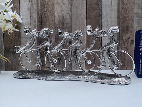 Cyclist figure sculpture - cyclist,