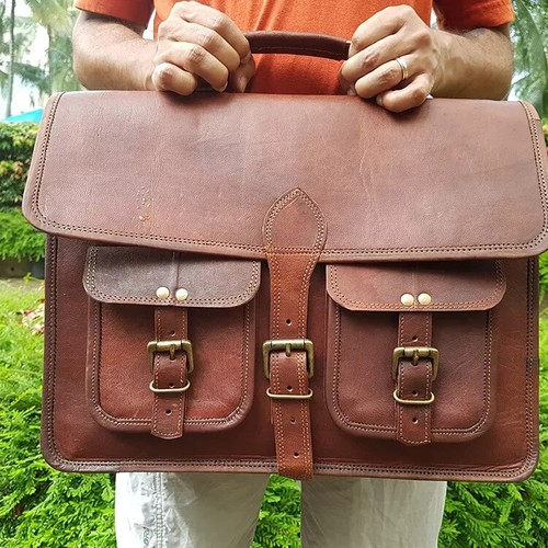 Genuine leather bag vintage - genuine,