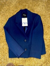 Boys Blazer Navy Aged 6-7 Years Zara