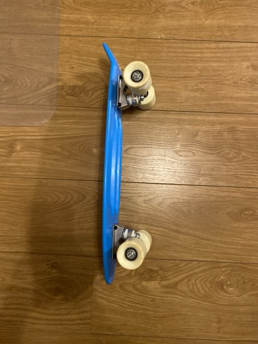 Blue penny board skateboard - blue,