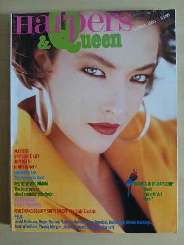 Harpers queen april 1985 - queen,