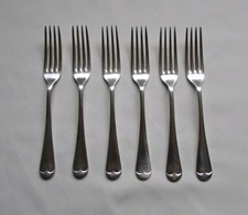 Vintage Stylish Ryals Epns Silver Plated  Set Of Siz Forks