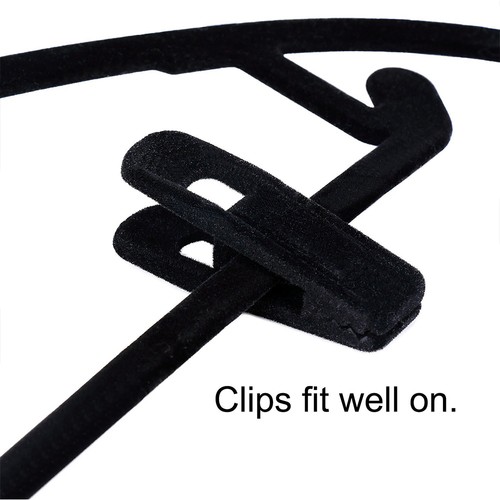 Velvet hanger clips 10pcs pant - hanger,
