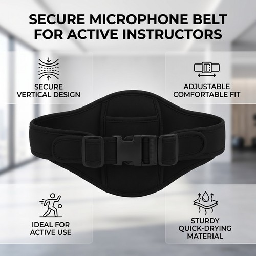 Adjustable mic belt - adjustable,