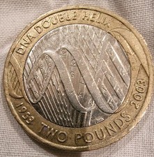 Rare Two Pound Coin DNA Double