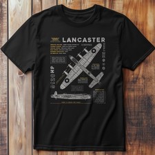 Lancaster Bomber T-Shirt Golf, Golfing Tee - T-Shirt