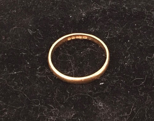 Antique 22ct gold wedding ring - 22ct,