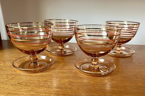 Vintage dessert dishes ice - vintage,