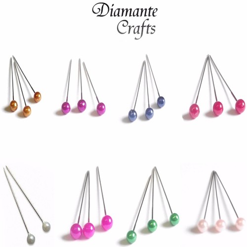 100 pearl pins 4cm - pins, wedding
