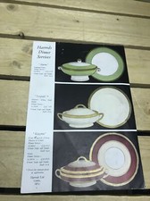Old Advert Harrods Dinner Services Seen Copeland, Doulton, Masons,Spode .Albany