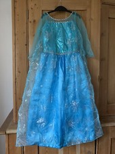 Elsa inspired Frozen Girls Blue Snowflake costume - Size 130cm